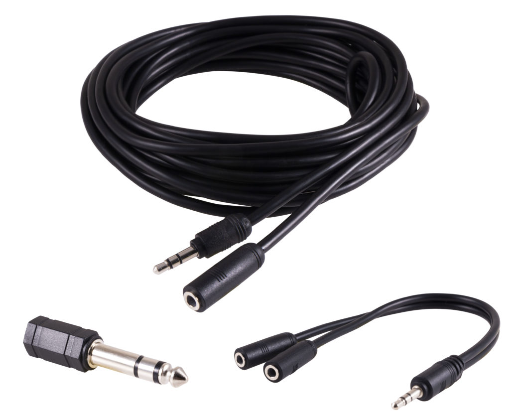 Onn 3.5 Mm Audio Extension Cable Kit, 18 Feet